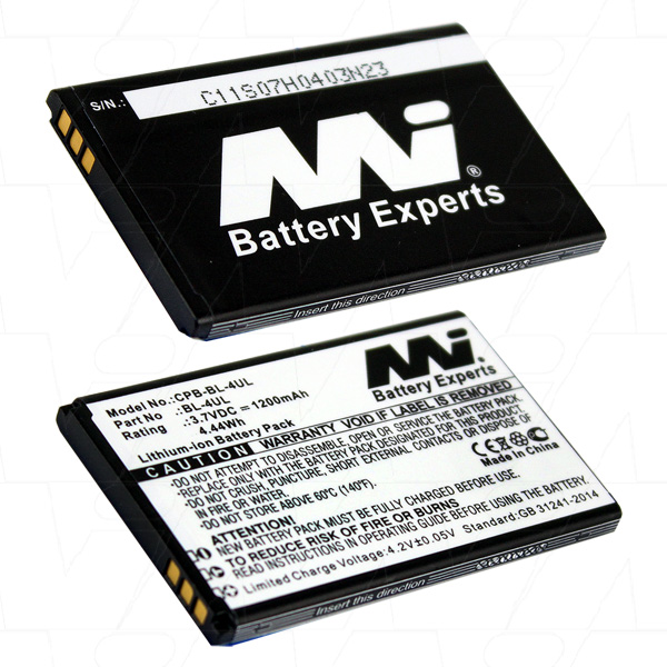 MI Battery Experts CPB-BL-4UL-BP1